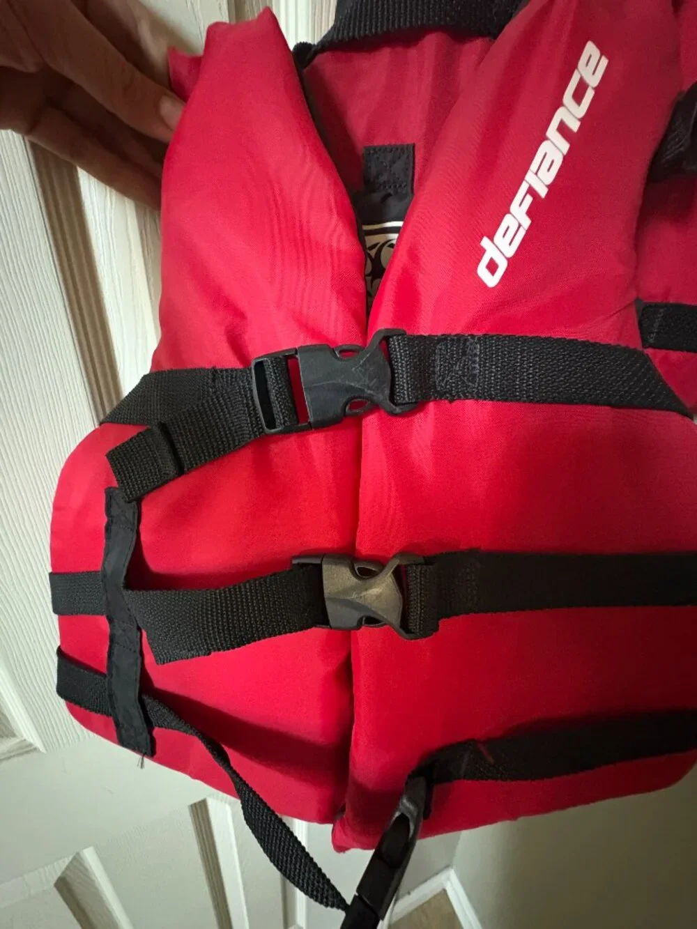 🛍️Defiance Youth Universal (OS) Life Jacket/Vest Red Type III 50-90 lb - 1 Vest